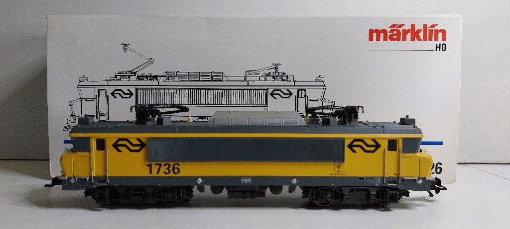 NS Locomotief 1736 in ovp met boekjes *Delta Digitaal* (08), Hobby en Vrije tijd, Modeltreinen | H0, Wisselstroom, Locomotief