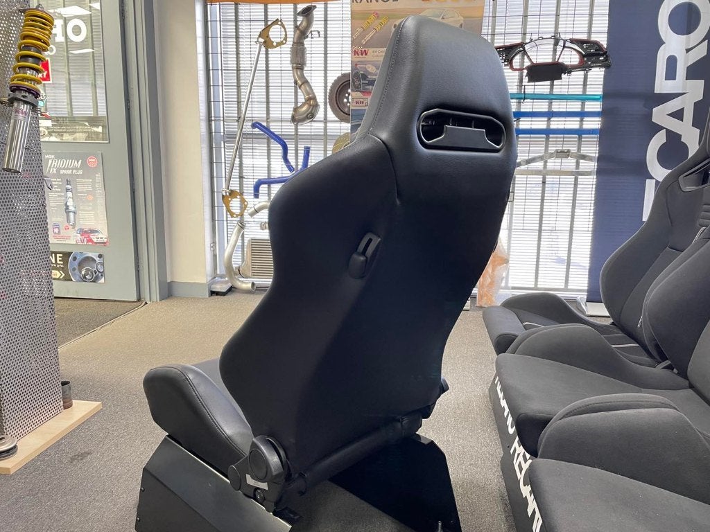 Recaro SR5 Speed vinyl zwart sportstoel kuipstoel, Auto diversen, Tuning en Styling, Ophalen of Verzenden