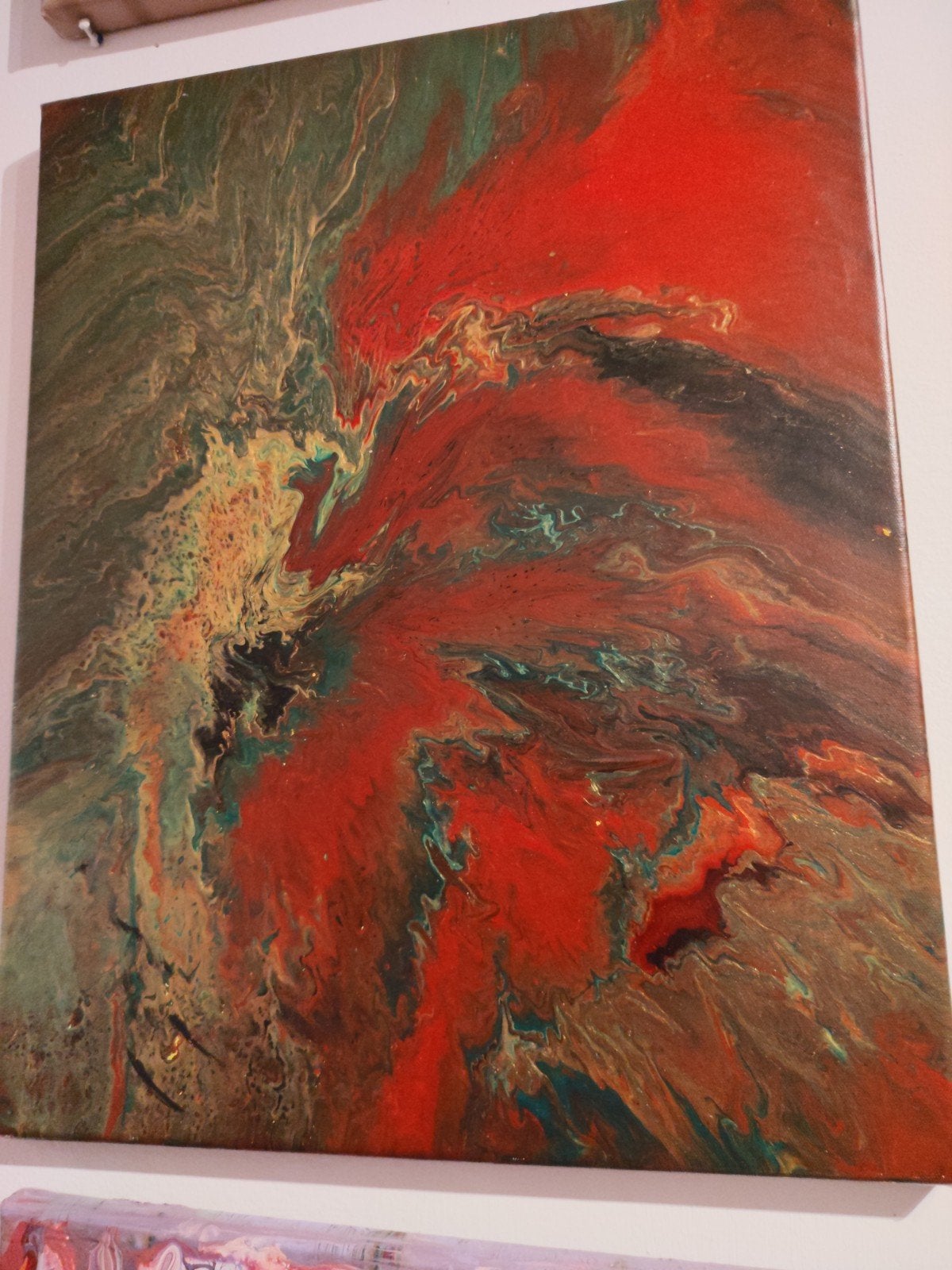 schilderij, painting, art, kunst, canvas, Ophalen