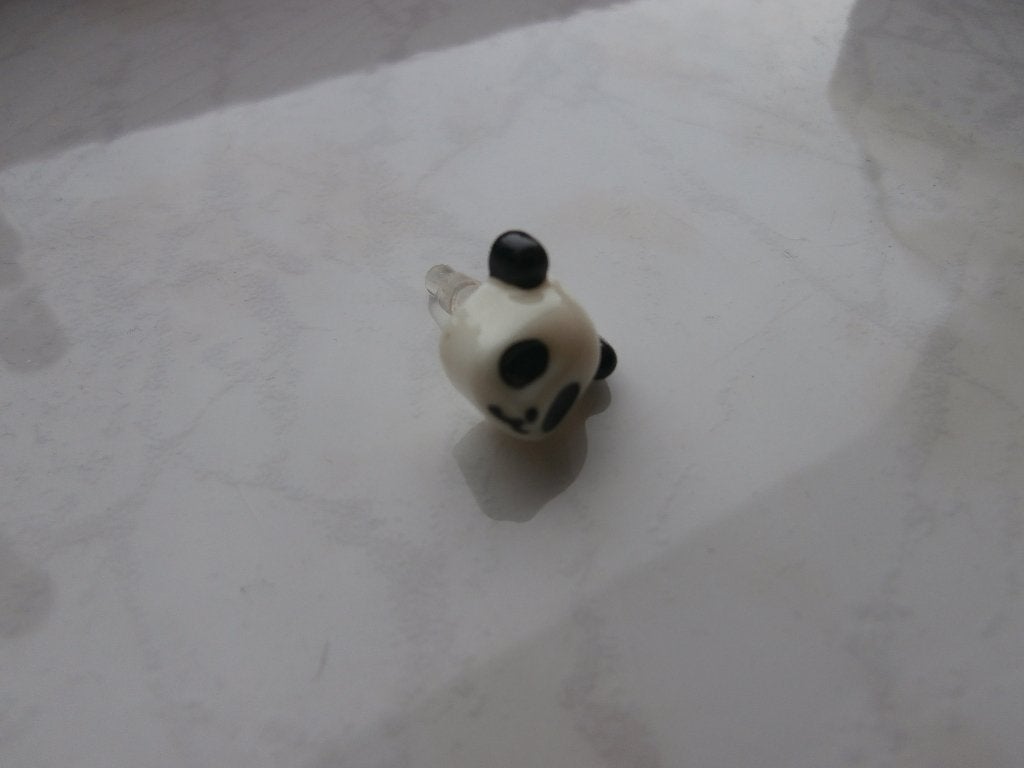 telefoonpinnetje poppetje panda beer mobiel telefoon pin gsm, Ophalen of Verzenden, Zo goed als nieuw, Telefoonhanger of Accessoire