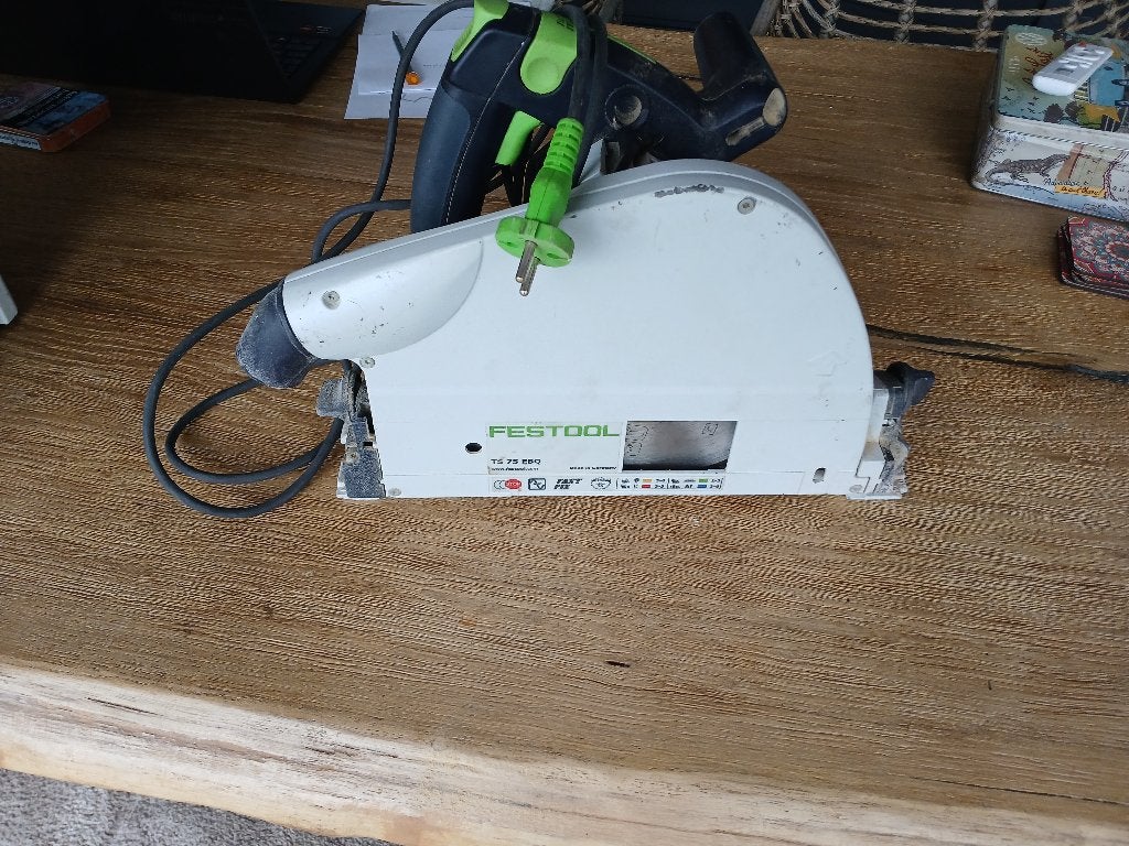 FESTOOL ts 55 ebq invalcircelzaag, Doe-het-zelf en Verbouw, Gereedschap | Zaagmachines, Ophalen, 1200 watt of meer, Invalzaag