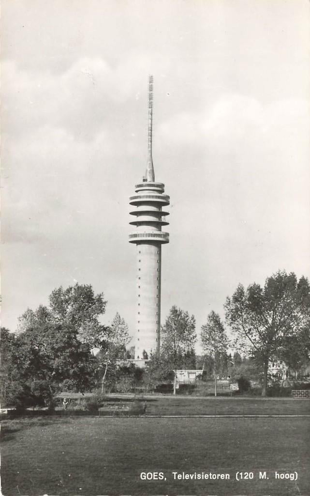 Goes, Televisietoren, Ophalen of Verzenden, 1960 tot 1980, Ongelopen, Zeeland