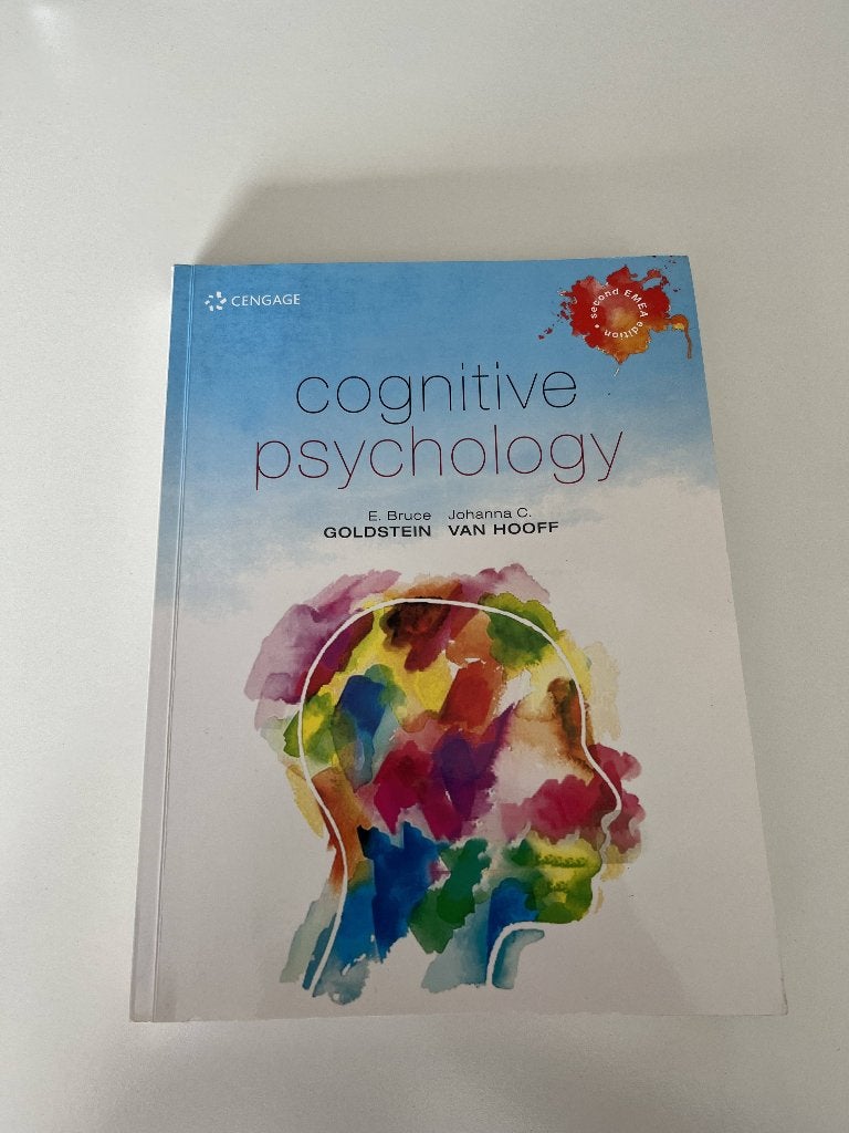 Cognitive Psychology, E. Bruce Goldstein, Johanna C. van Hooff, Ophalen of Verzenden, Beta, WO
