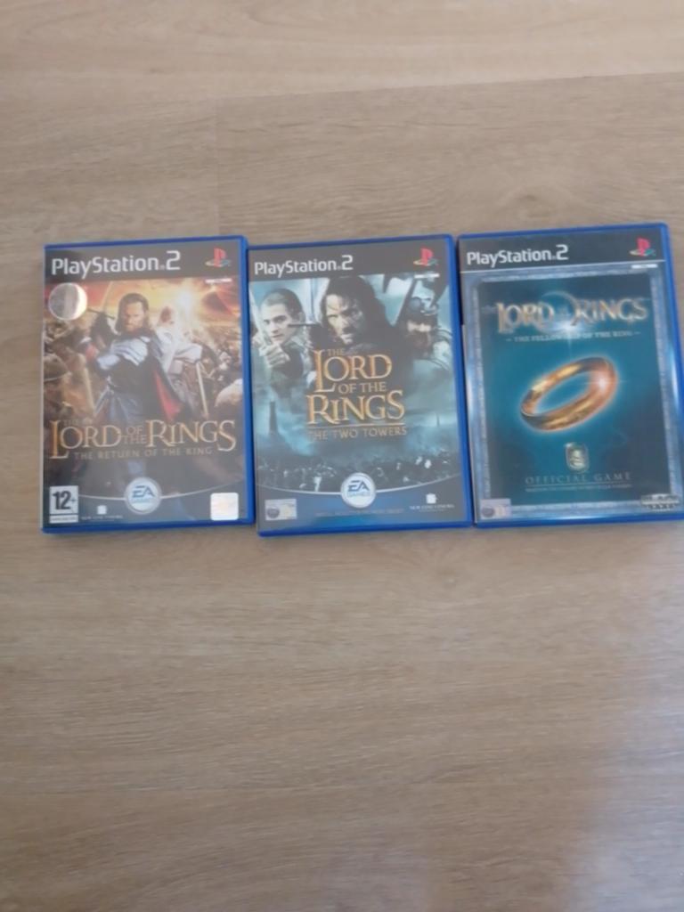 Lord of the rings Ps2 games, Avontuur en Actie, 1 speler, Ophalen of Verzenden, Zo goed als nieuw