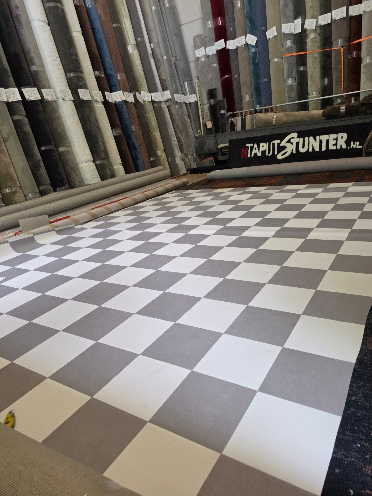 Vinyl vloer/zeil 300x400cm - Ideaal voor camping/caravan, Huis en Inrichting, Ophalen of Verzenden, Nieuw, 10 tot 25 m², Vinyl