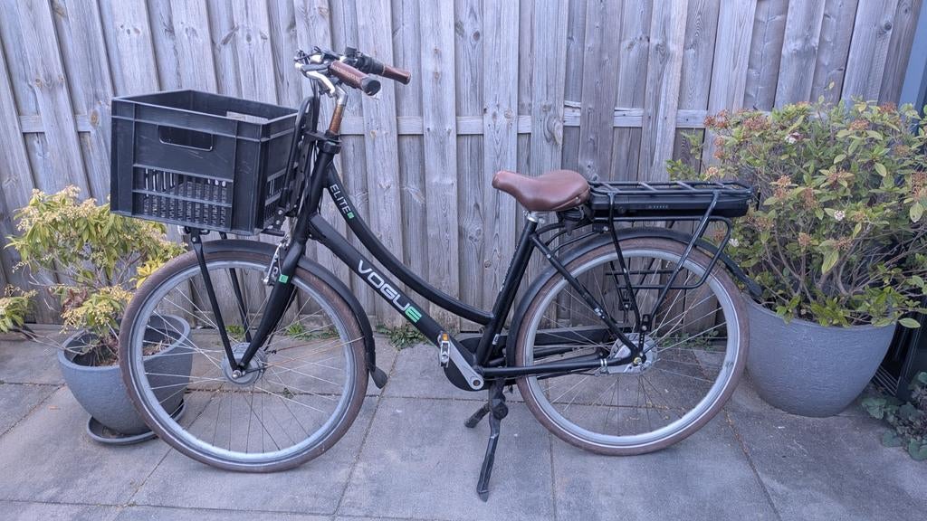 Vogue Elite E-bike met accu defect, Ophalen