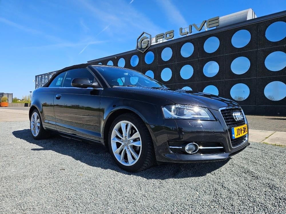 Audi A3 1.4 Tfsi 92KW Cabrio 2012 Zwart, 125 pk, Zwart, 4 cilinders, Cabriolet