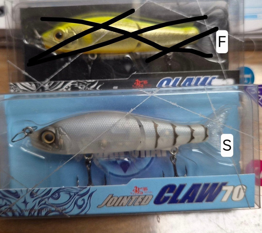 Gan Craft jointed claw 70 S&F Origineel nieuw kunstaas, Watersport en Boten, Ophalen of Verzenden, Nieuw, Overige typen