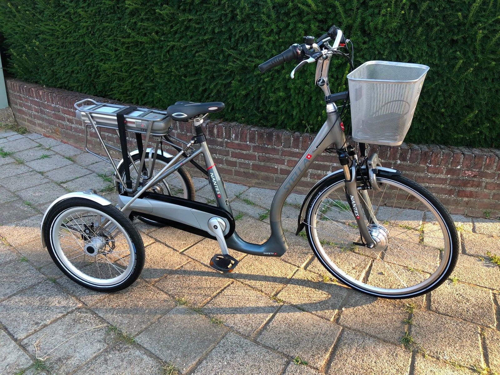 Stella Nantes 7V driewieler e-bike - Lage instap, schijfremm, Ophalen, Zo goed als nieuw, Schijfrem