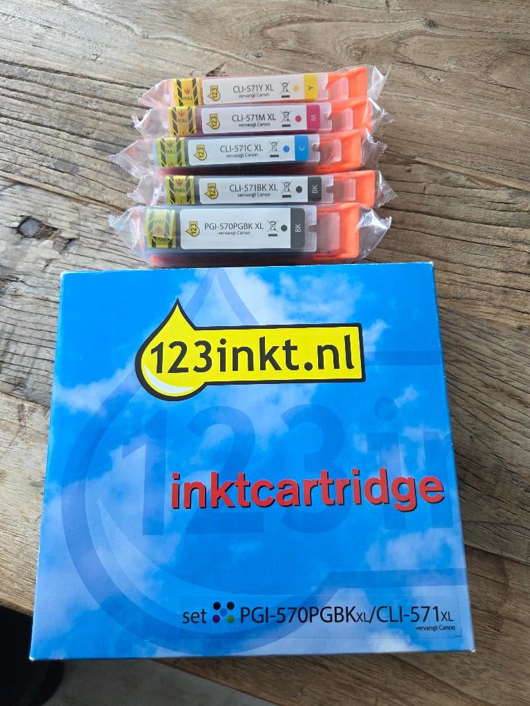 Set printerinkt (huismerk voor Canon), Ophalen of Verzenden, Nieuw, Cartridge, 123inkt.nl