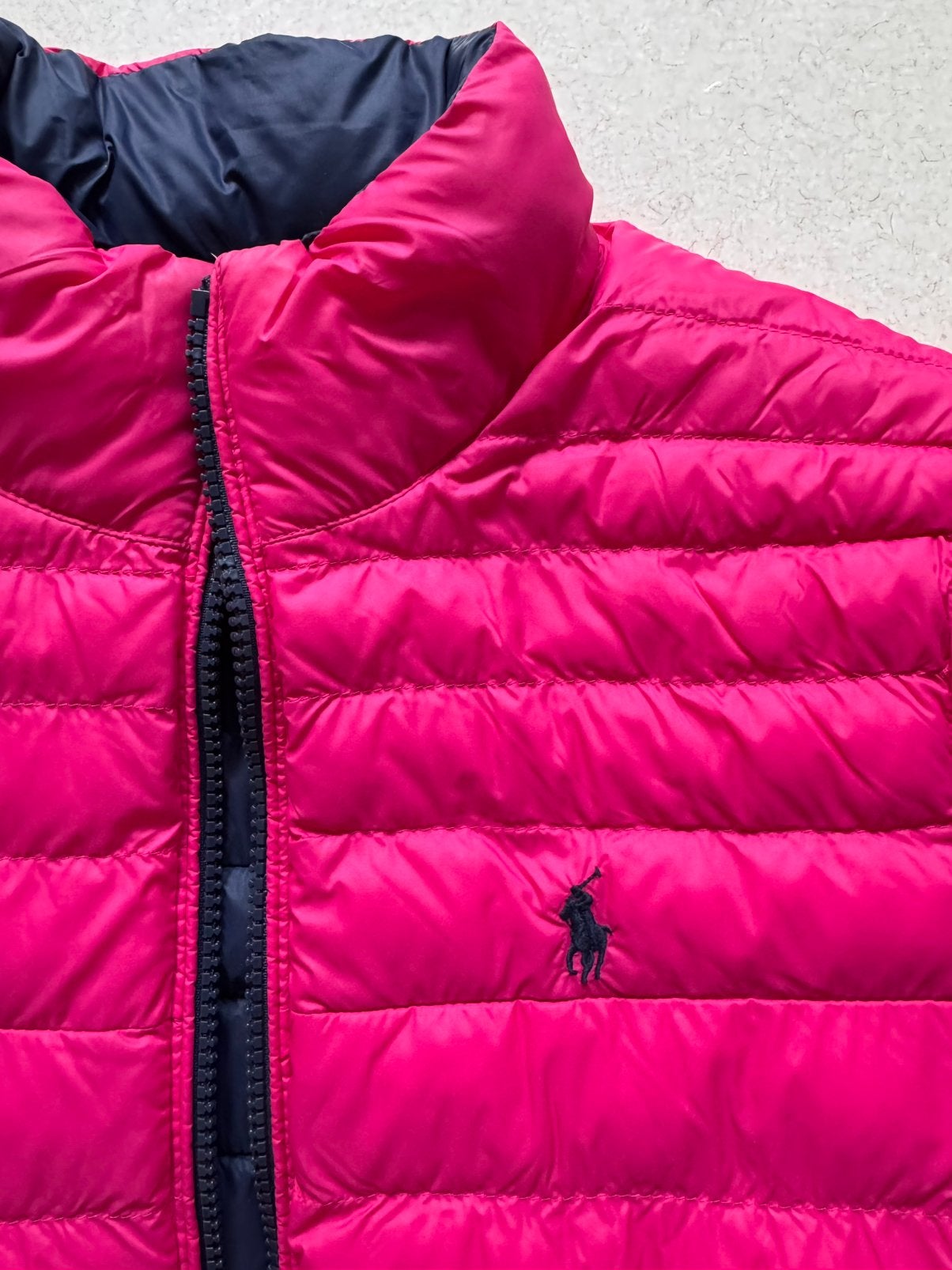 Jasje Ralph Lauren reversible maat 10-12, Kleding | Heren, Ophalen of Verzenden, Zo goed als nieuw, Overige maten, Blauw