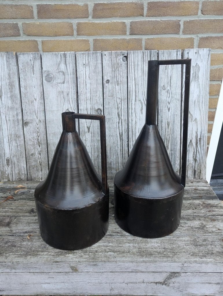 Vazen, Ophalen, Bruin, 52 cm, Zo goed als nieuw