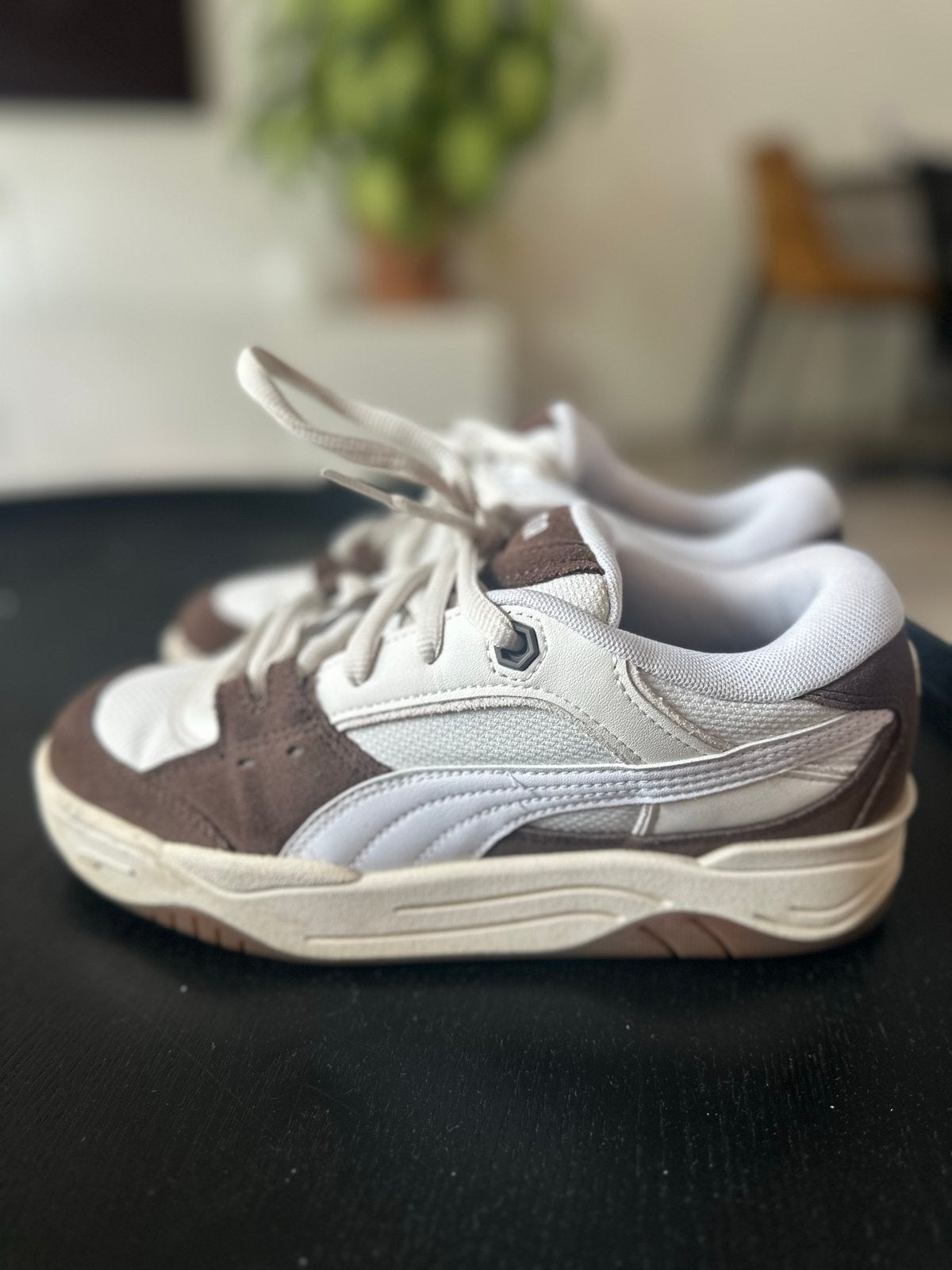 Puma sneakers bruin en wit maat 39, Bruin, Ophalen of Verzenden, Sneakers of Gympen, Zo goed als nieuw