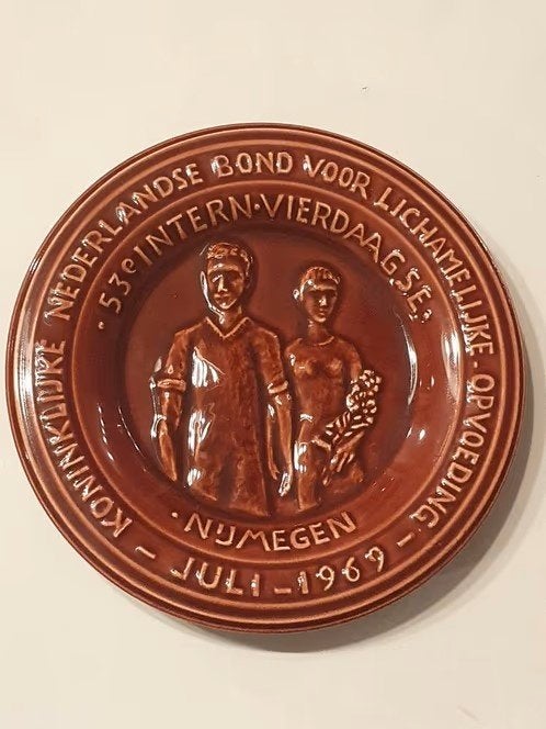 Vierdaagse bordje 1969 Nijmegen 53e keer!!, Antiek en Kunst, Ophalen