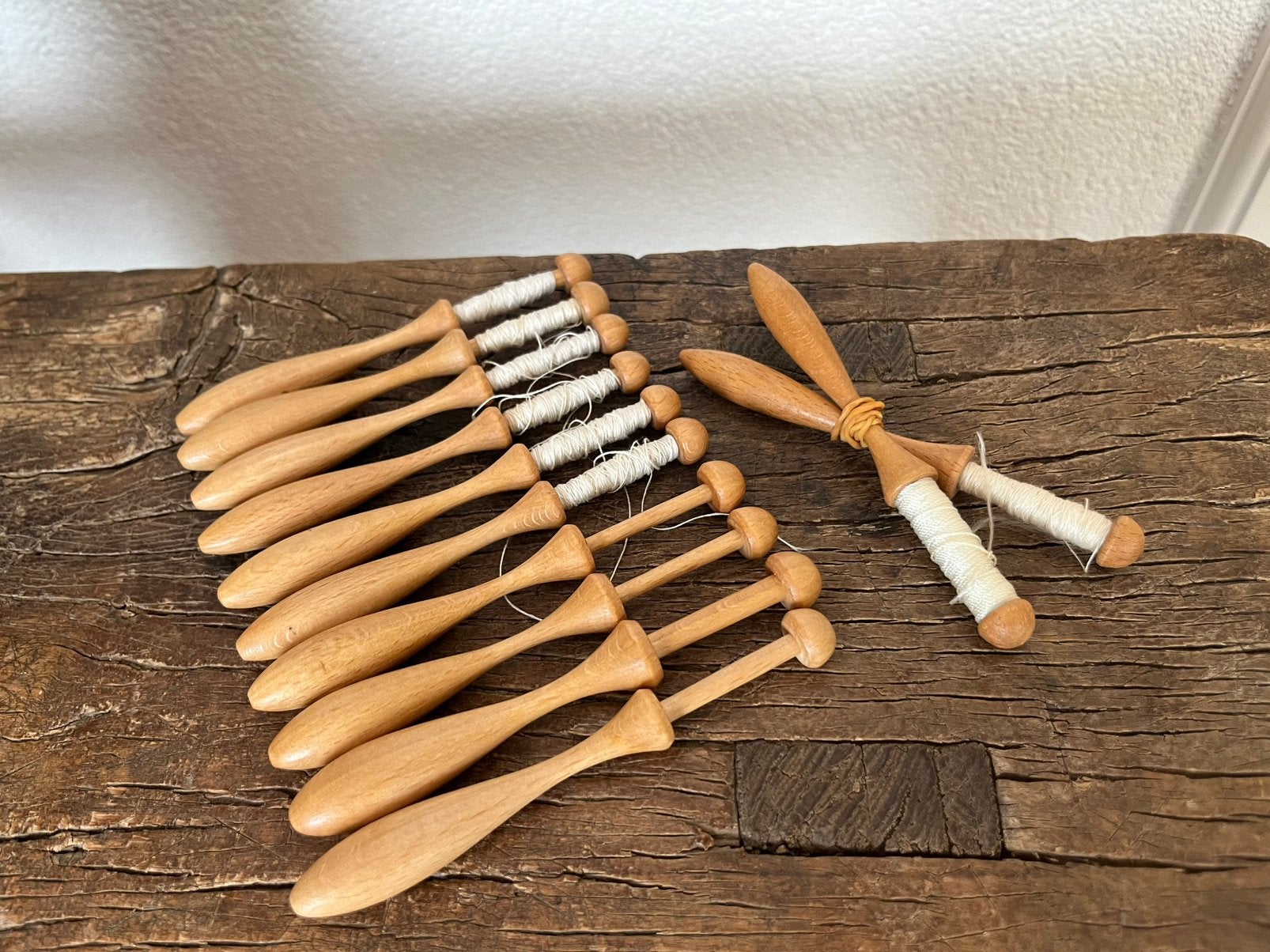 Houten kantklosjes, Hobby en Vrije tijd, Kantklossen, Ophalen of Verzenden, Zo goed als nieuw