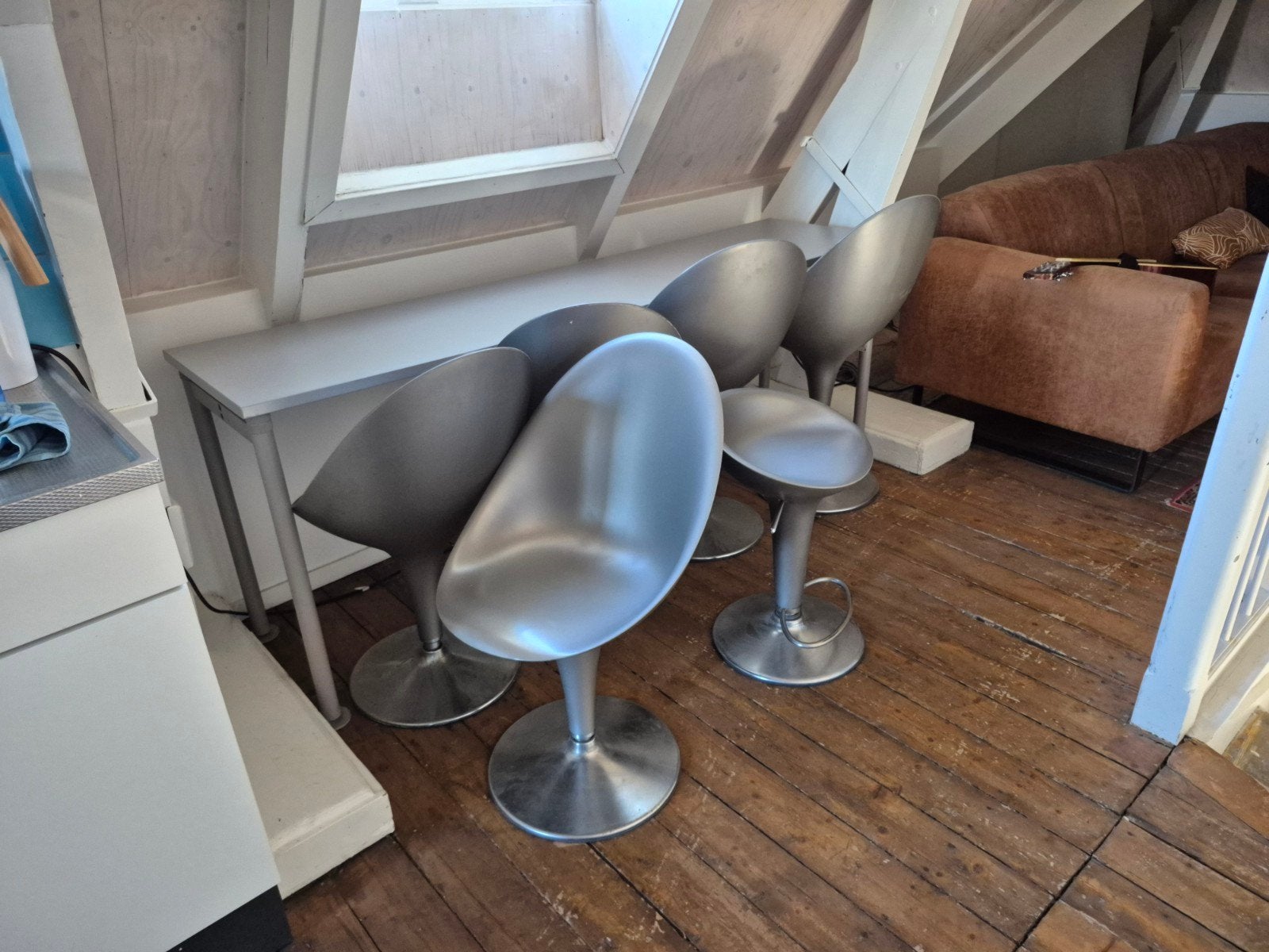Set van 7 Magis Bombo stoelen - Gratis, Huis en Inrichting, Barkrukken, 5 krukken of meer, Ophalen, Gebruikt, 60 tot 90 cm
