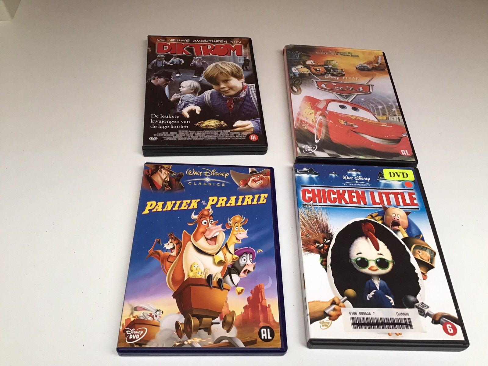 Dvd films jeugd, 4 stuks, ook los te koop, Alle leeftijden, Ophalen of Verzenden, Zo goed als nieuw