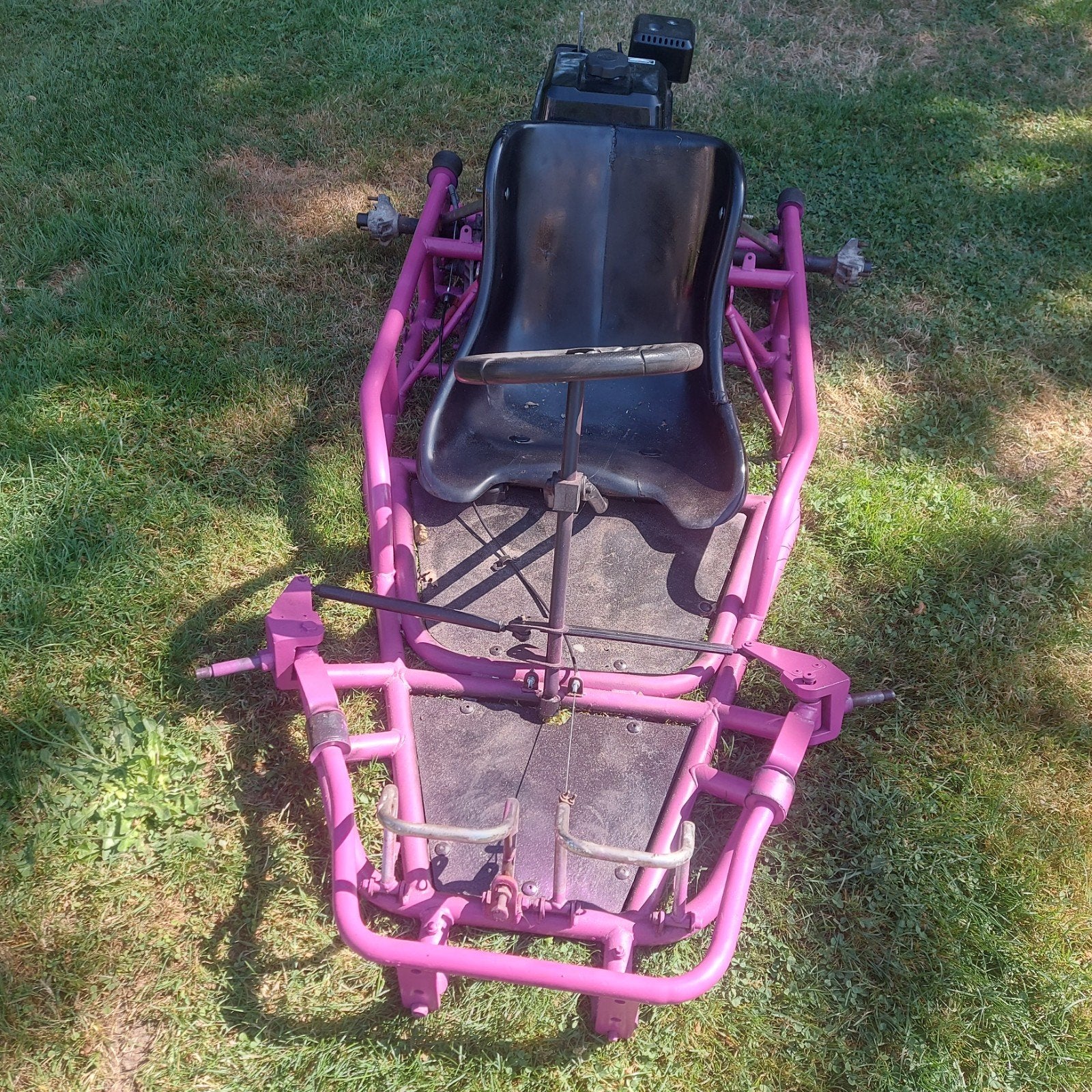 kart met honda gx212cc, Ophalen