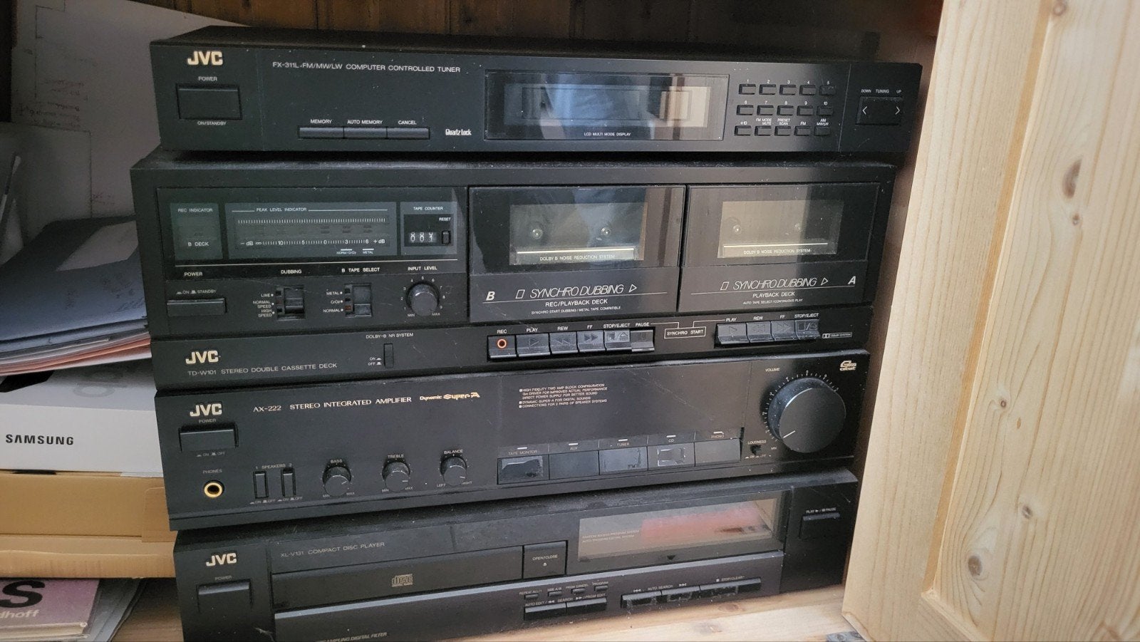 Goed werkende stereoset JVC, Ophalen of Verzenden, JVC, Losse componenten