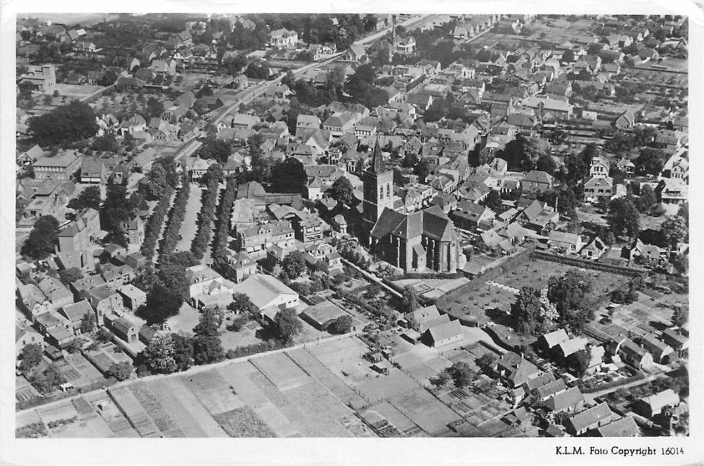 701-139-003 Ede Centrum met Kerk, Verzenden, Voor 1920, Gelderland