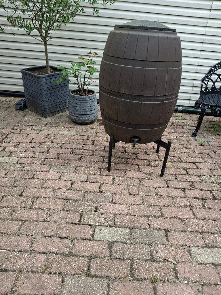 Regenton / kunststof regenton, Ophalen, Kunststof, Met kraantje, 150 liter of meer