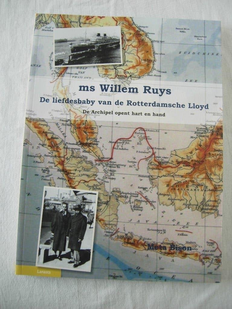Bison ms Willem Ruys Rotterdamsche Lloyd, Verzenden, Zo goed als nieuw, Meta Bison, Boot
