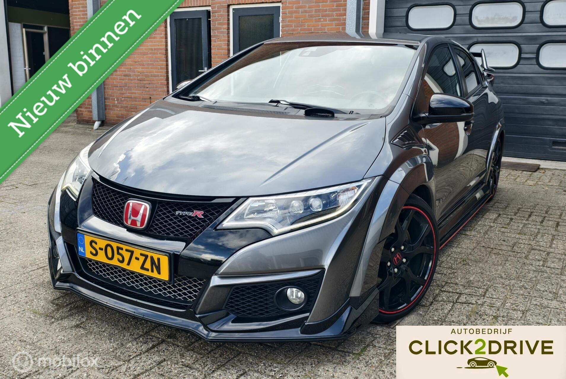 Honda Civic 2.0 Type R GT Eventuri, Milltek RVS catback, Auto's, Voorwielaandrijving, Dealer onderhouden, Gebruikt, 4 cilinders