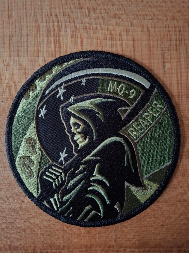 MQ-9 Reaper Patch, Ophalen of Verzenden, Luchtmacht, Nederland, Embleem of Badge