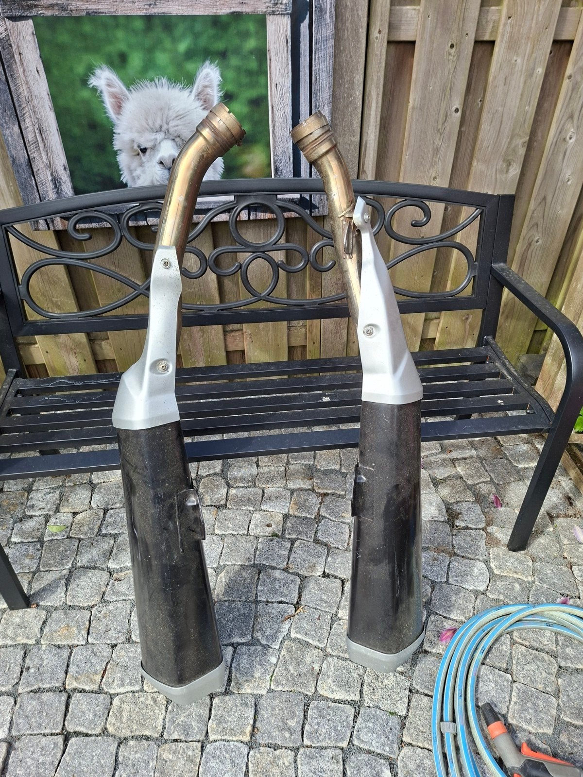 li + re originele Kawasaki ZZR 1400 uitl. vanaf 2012 zgan., Motoren, Ophalen, Gebruikt
