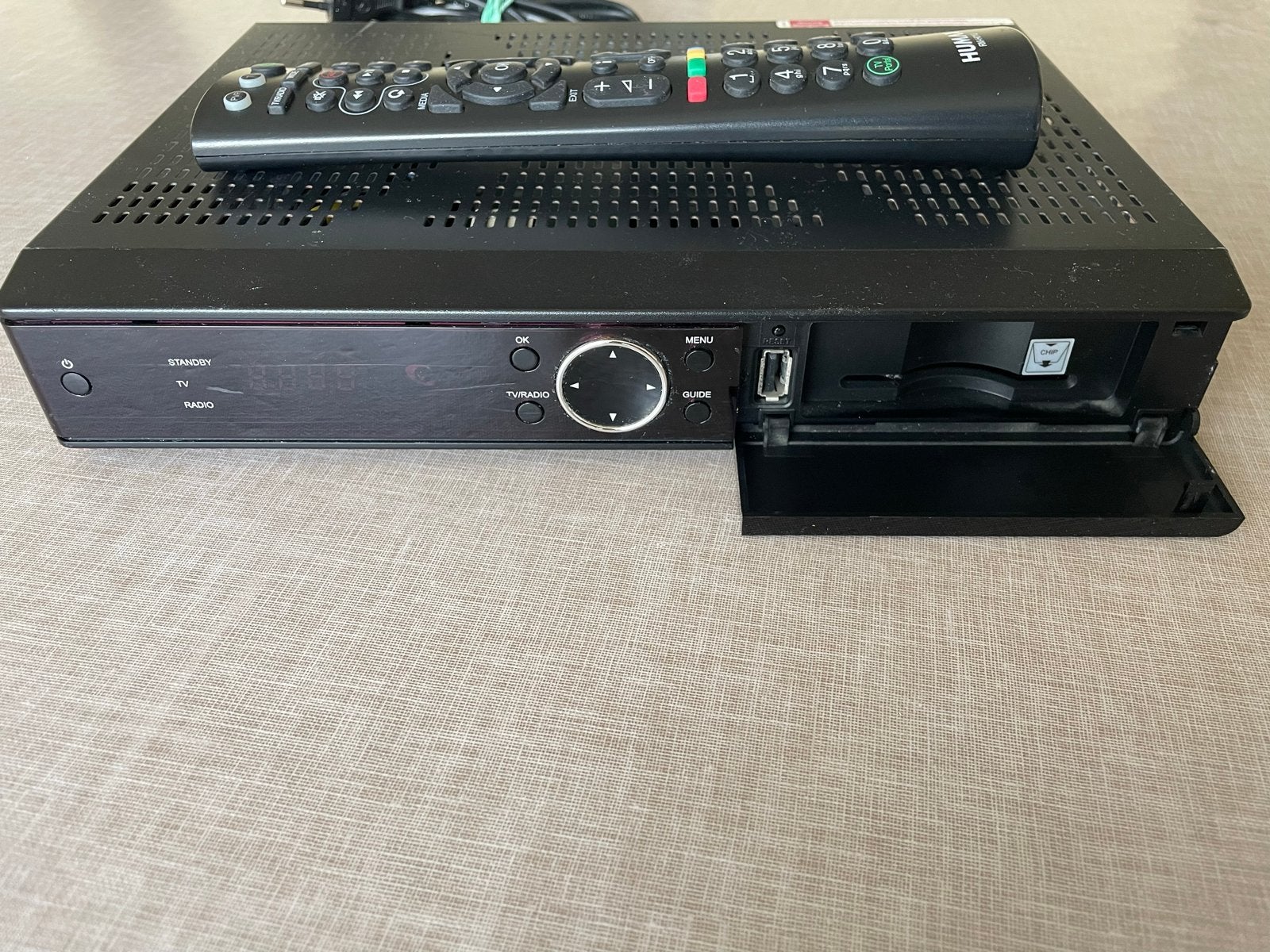 Humax iRHD-5100C HD Decoder met afstandsbediening, Ophalen of Verzenden, Gebruikt, Decoder