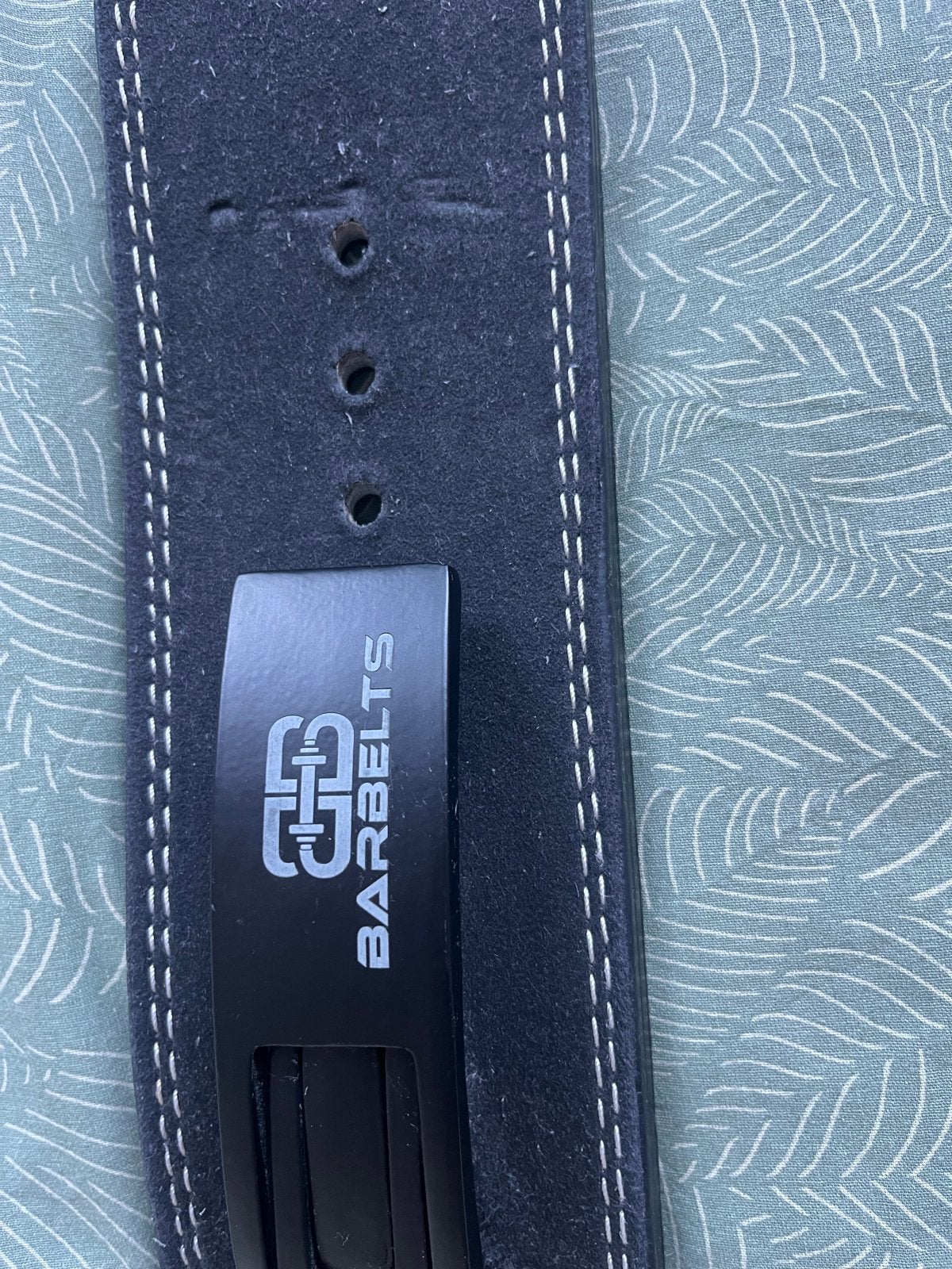Barbelts powerlifting riem - zo goed als nieuw, Ophalen of Verzenden, Zo goed als nieuw, Rug, Overige typen