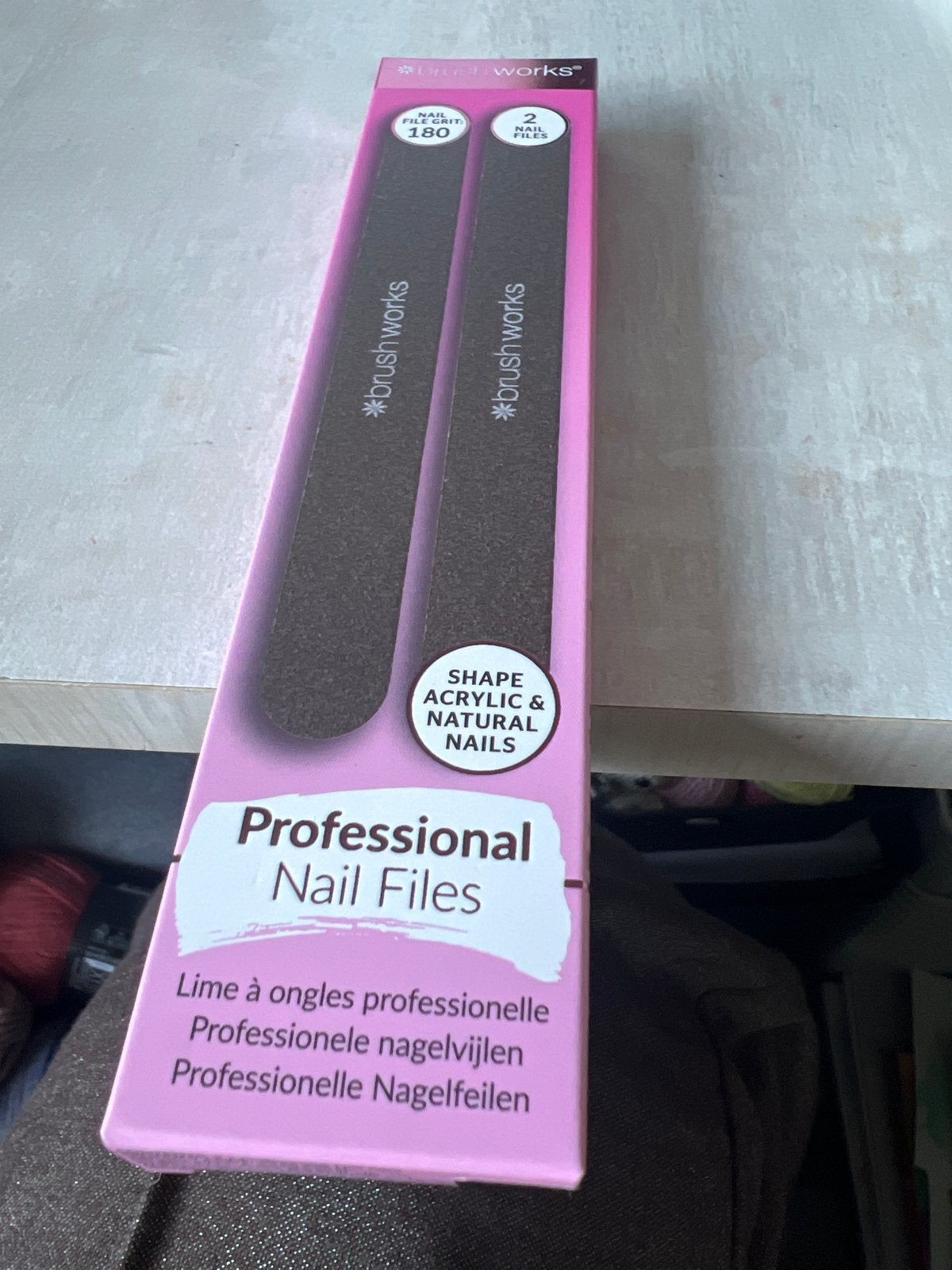 Professionele nagelvijlen - Brush Works (2 stuks), Ophalen of Verzenden, Nieuw, Verzorging