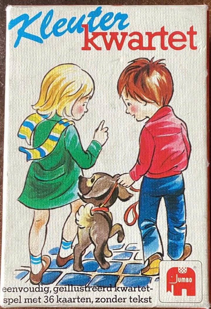 Vintage kleuter kwartet, in Nette staat, Ophalen of Verzenden, Zo goed als nieuw