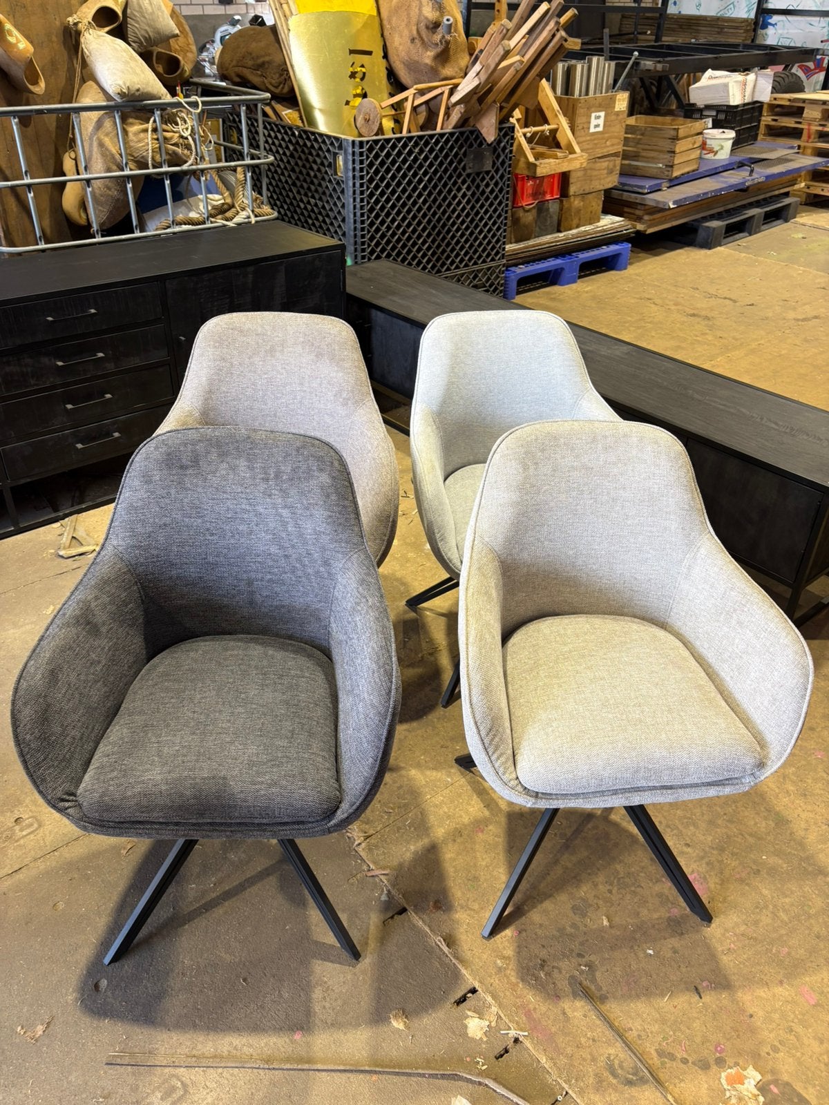 Draaibare Eetkamerstoelen – Nieuw! Nu slechts €75 per stoel, Ophalen, Nieuw, Vijf, Zes of meer stoelen