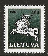 Litouwen 101, ridder, Verzenden, Overige landen, Gestempeld