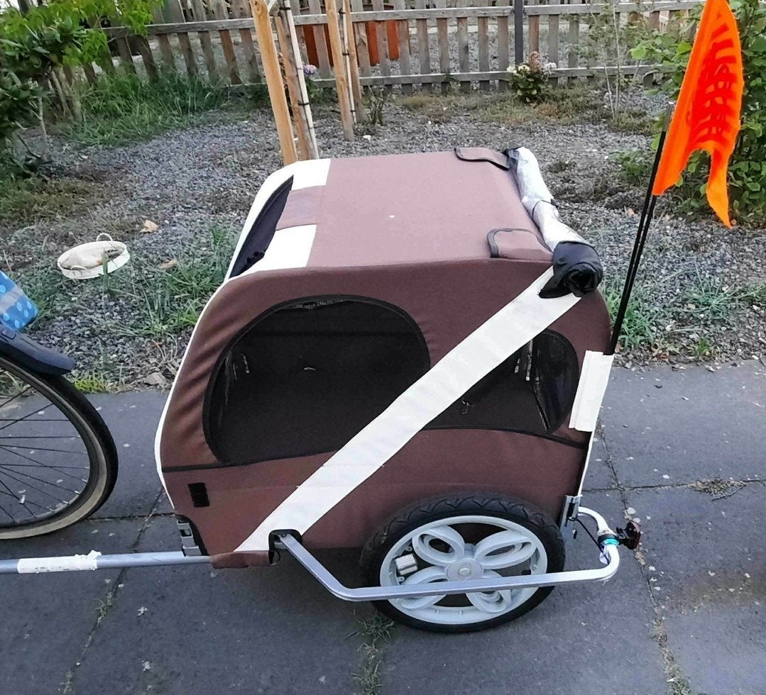 Fietskar voor hond, Fietsen en Brommers, Fietsaccessoires | Aanhangers en Karren, Ophalen, Hondenkar