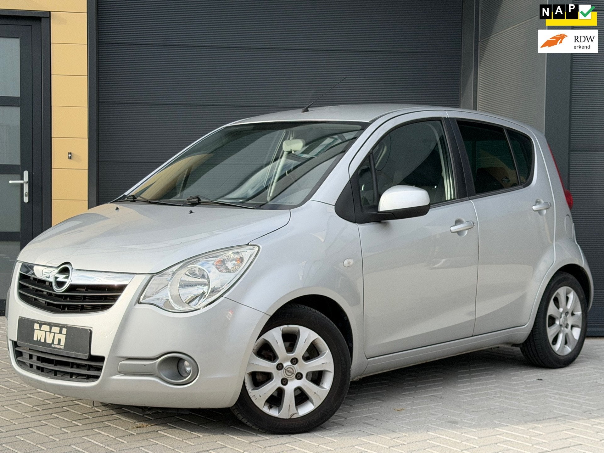 Opel Agila 1.0 Enjoy - Airco - Elektrische ramen - OrigNL -, Auto's, Dealer onderhouden, Stof, Gebruikt, 31 €/maand