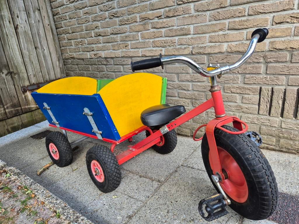 Driewieler met bak (bakfiets), Kinderen en Baby's, Speelgoed | Buiten | Skelters, Ophalen, Gebruikt, Overige merken