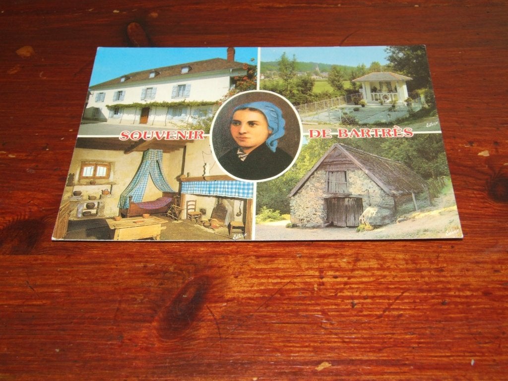 A114- Ansichtkaart Souvenir de Bartrès Bernadette, Verzenden, 1960 tot 1980, Ongelopen, Frankrijk