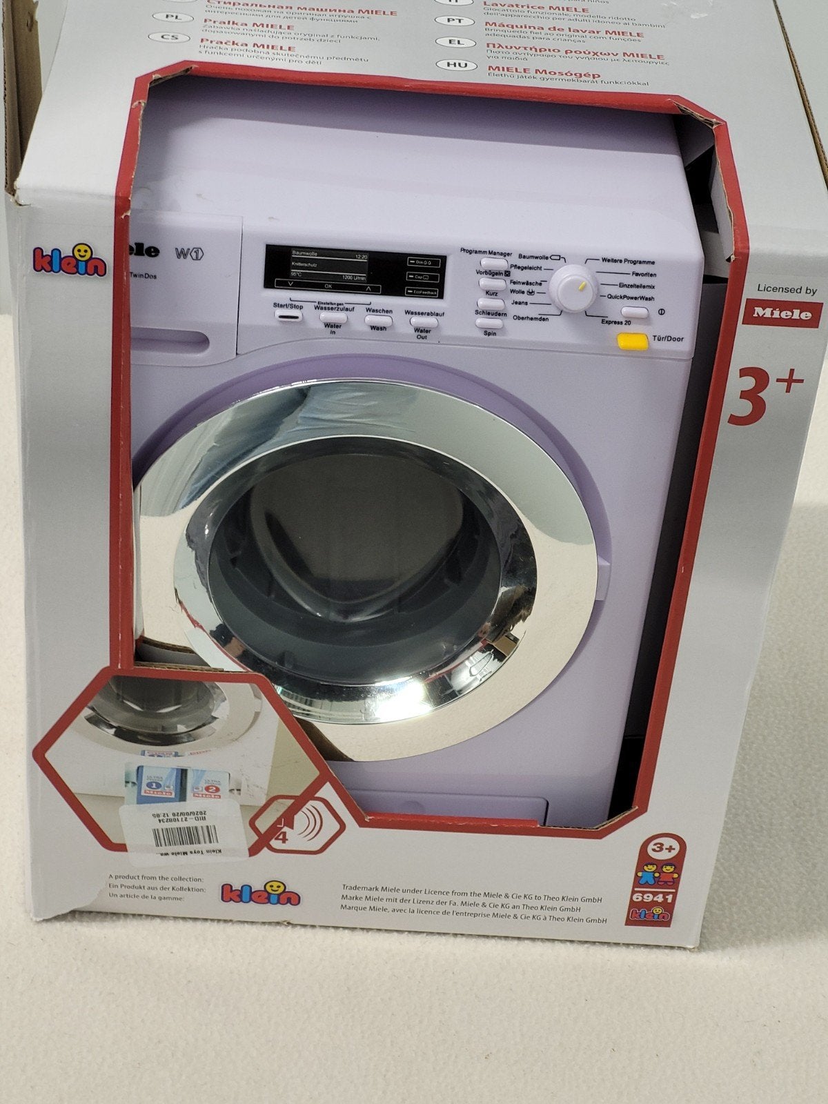 Miele W1 PowerWash & TwinDos speelgoed wasmachine, Klein, Overige typen, Ophalen of Verzenden, Zo goed als nieuw