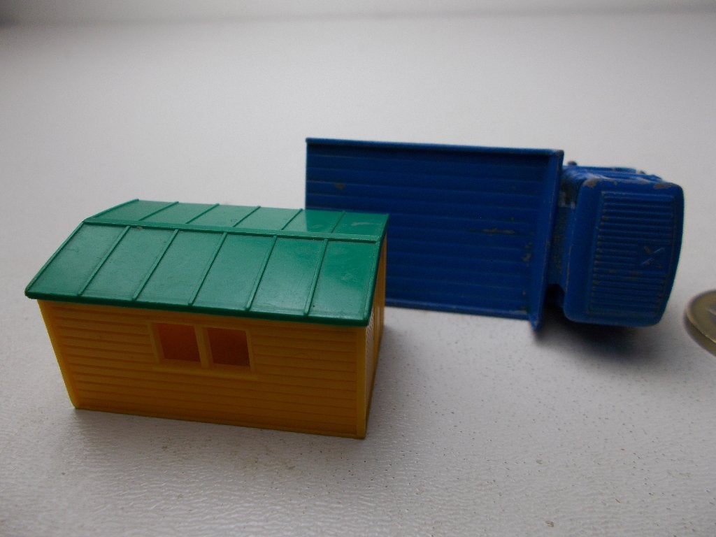 1965 Matchbox Series No. 60-B SITE HUT TRUCK (Compleet), Ophalen of Verzenden, Zo goed als nieuw, Bus of Vrachtwagen, Matchbox