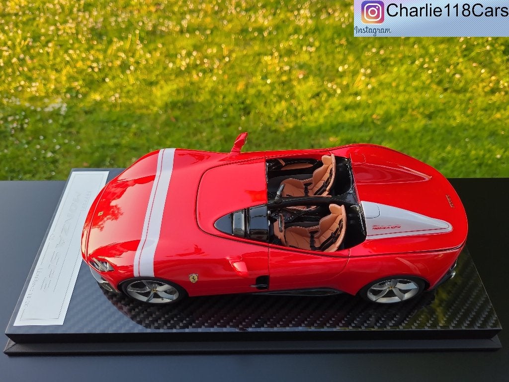 CE 1/18 Ferrari Monza SP2 – Rosso Corsa, Hobby en Vrije tijd, Modelauto's | 1:18, Ophalen of Verzenden, Nieuw, Overige merken