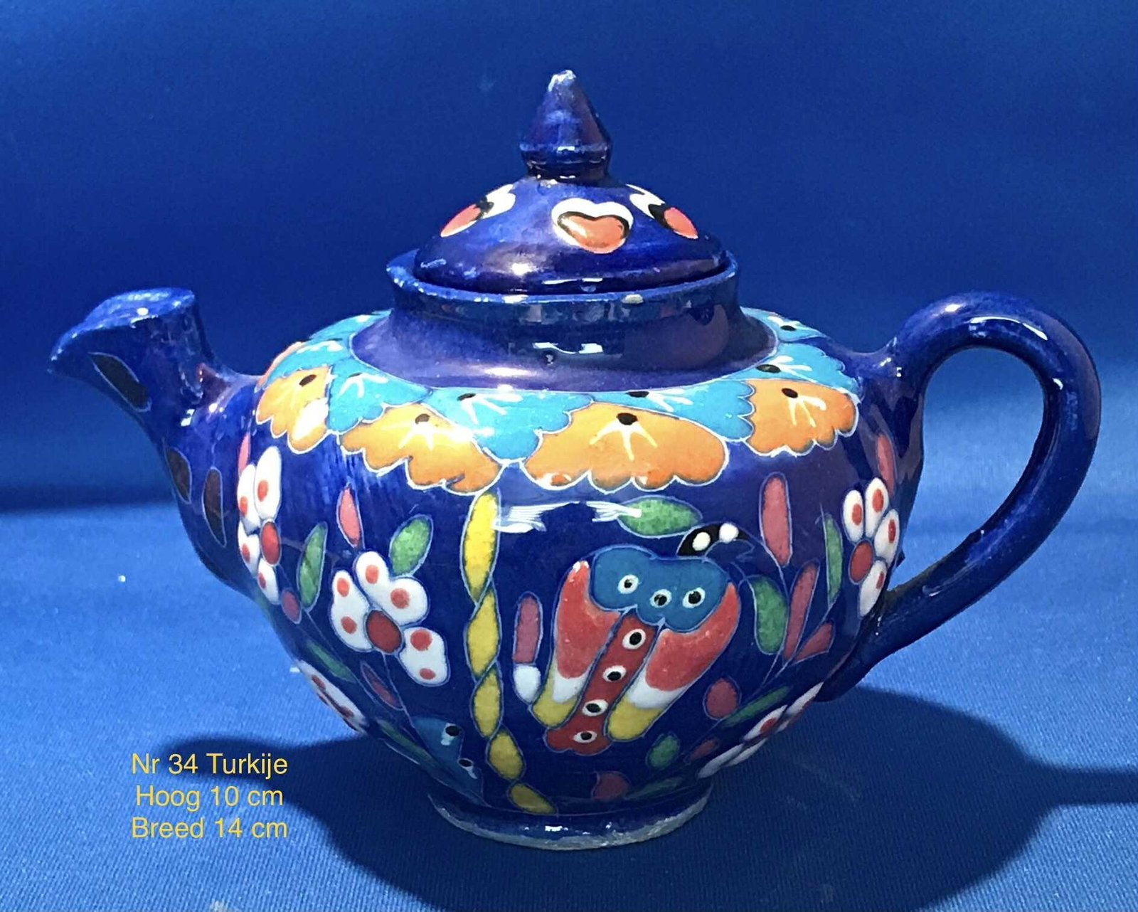Kütahya Billikens Miniatuur Theepot, Ophalen of Verzenden