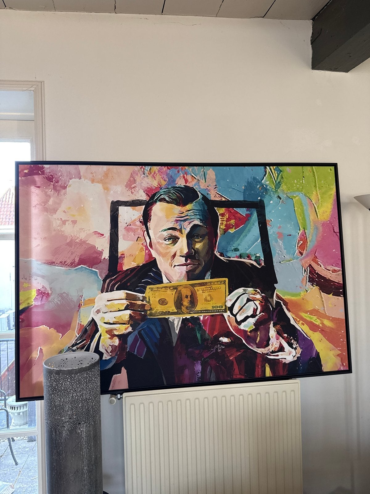 Wallfield Canvas Schilderij 100x150 met Zwarte Baklijst, Ophalen, Film, Ingelijst, Print