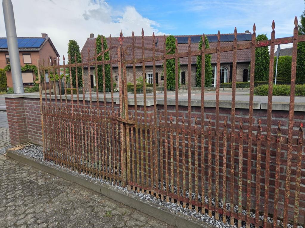 Antieke veldpoort, Tuin en Terras, Ophalen, IJzer, Sierhekwerk