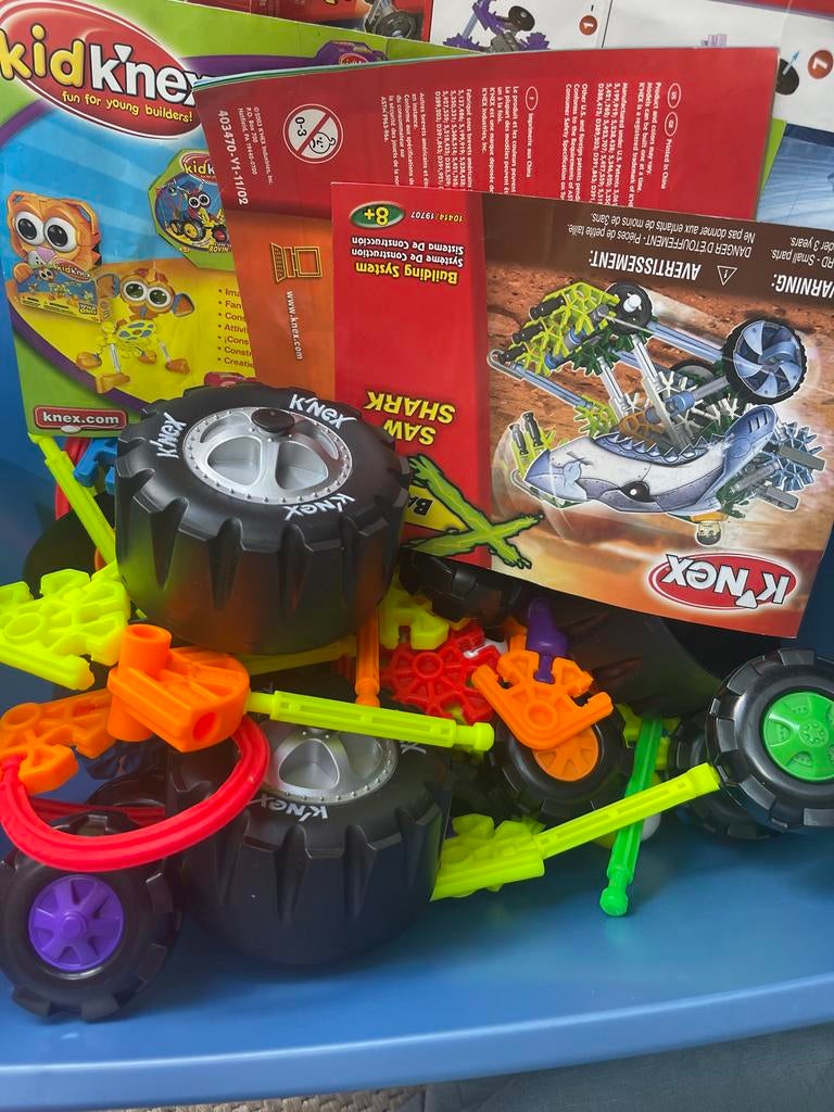 Grote K'nex en Kid K'nex bouwset met veel onderdelen, Ophalen of Verzenden, Gebruikt, K'nex