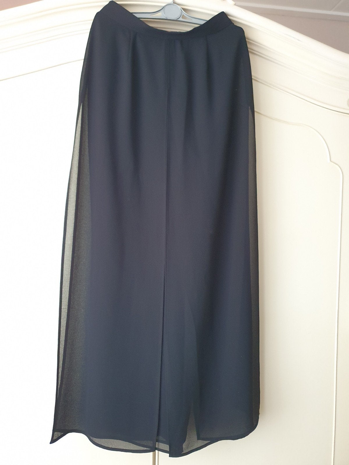 Elegante zwarte broekrok van Ribhoff, maat 38, Maat 38/40 (M), Zwart, Ophalen of Verzenden, Lang