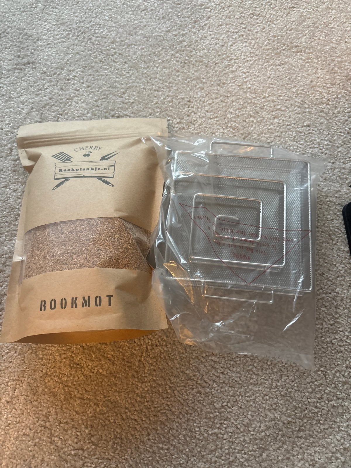 Koud rook set voor kamado - Rookmot Cherry & Rookgenerator, Ophalen, Nieuw