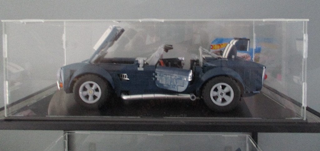 Ford Cobra (Chelby)  Technic lego  in mooie vitrine, Lego, Ophalen of Verzenden, Zo goed als nieuw, Compleet