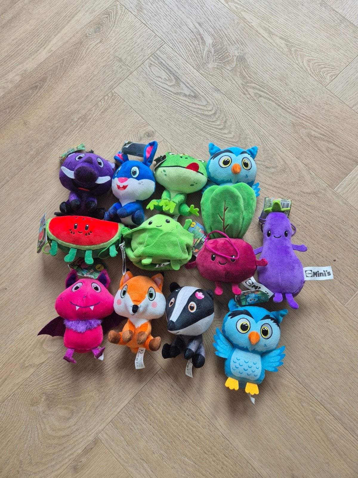 Nieuw: 12 Lidl knuffel mini's, Lidl, Overige typen, Nieuw, Ophalen of Verzenden